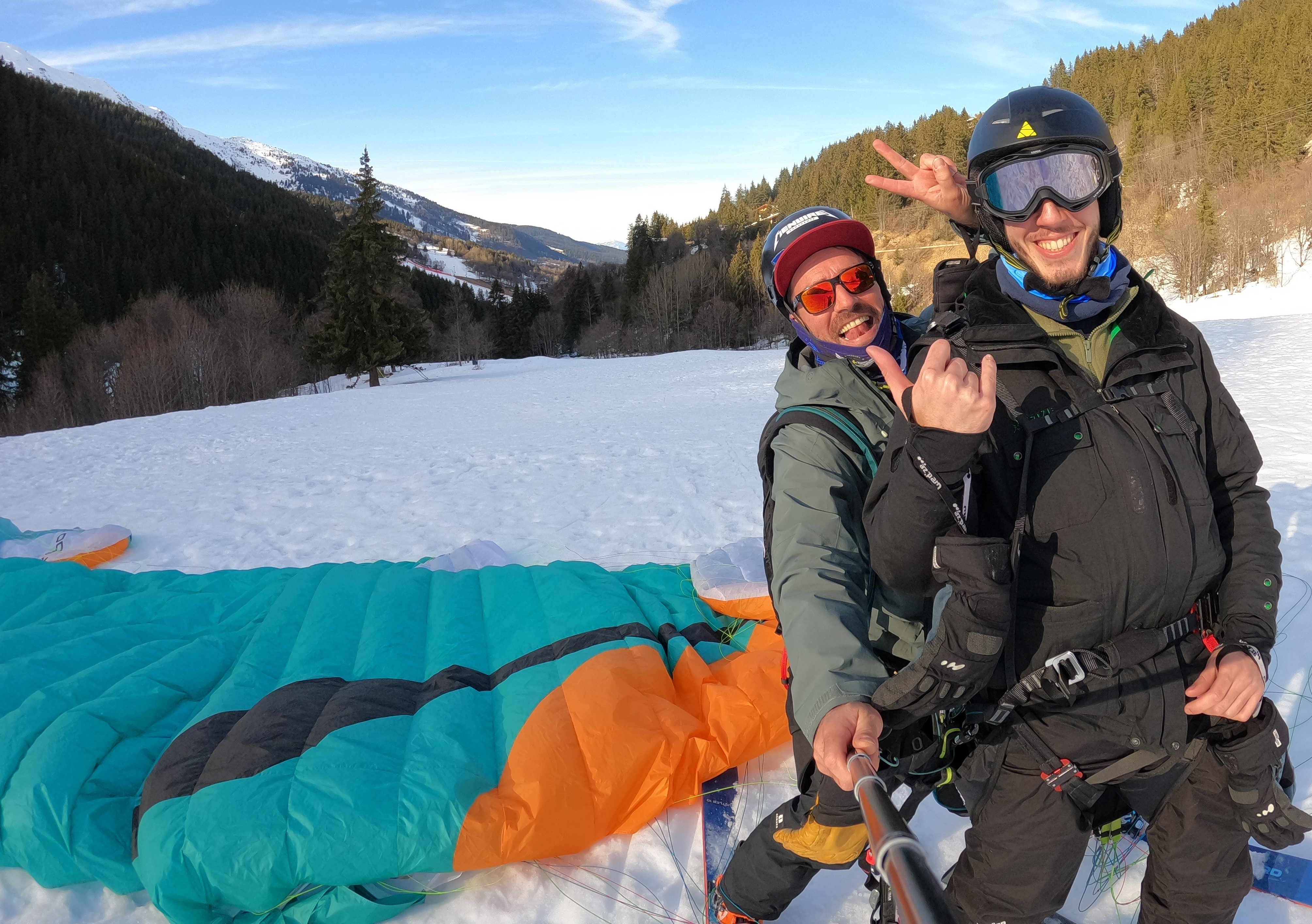 Atterrissage Meribel